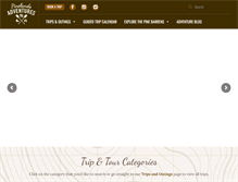 Tablet Screenshot of pinelandsadventures.org
